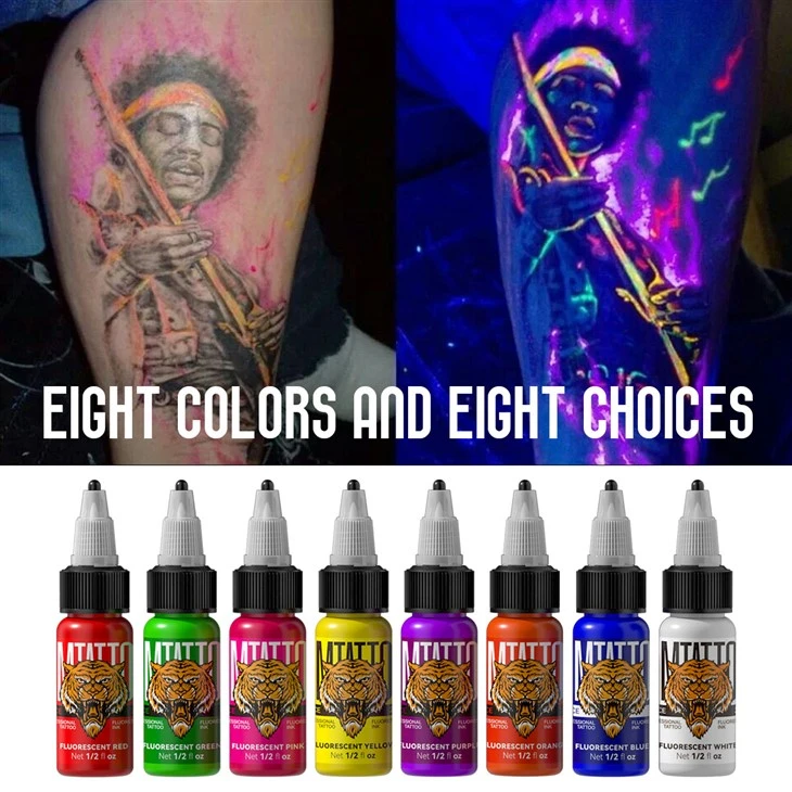 Fluorescent Tattoo Ink