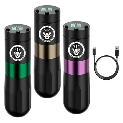 ปากกาสักเครื่องโรตารีแบตเตอรี่ไร้สาย X4